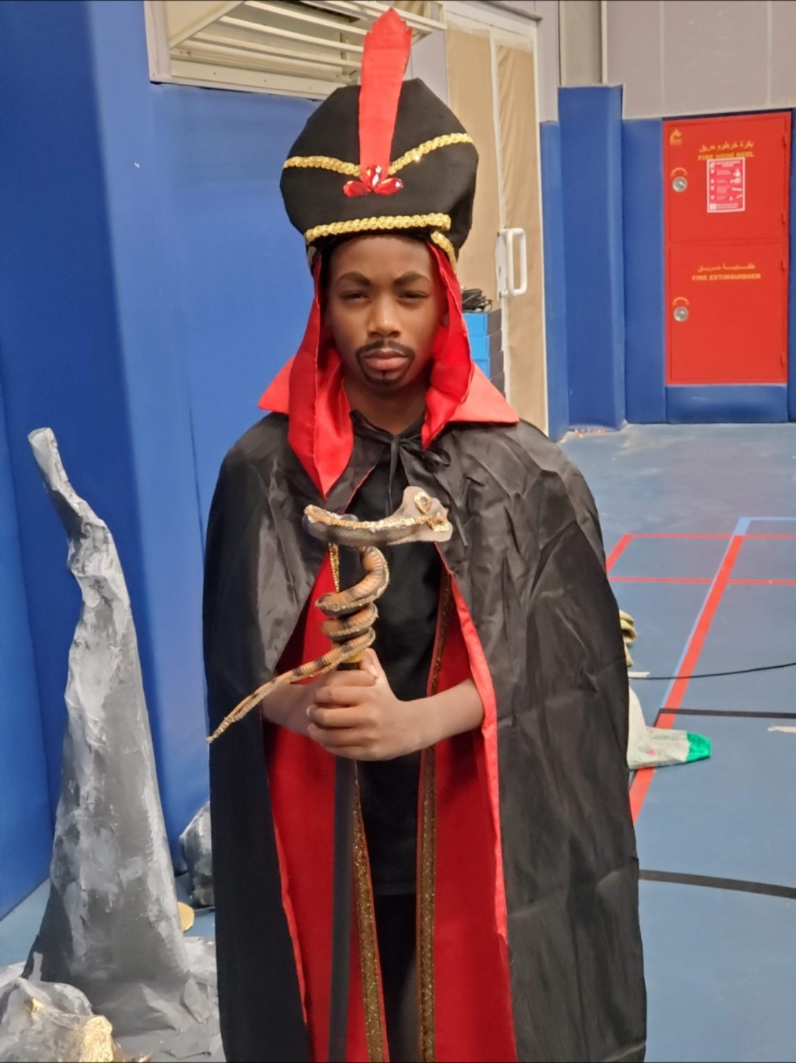 Chase in costume as Jafar
