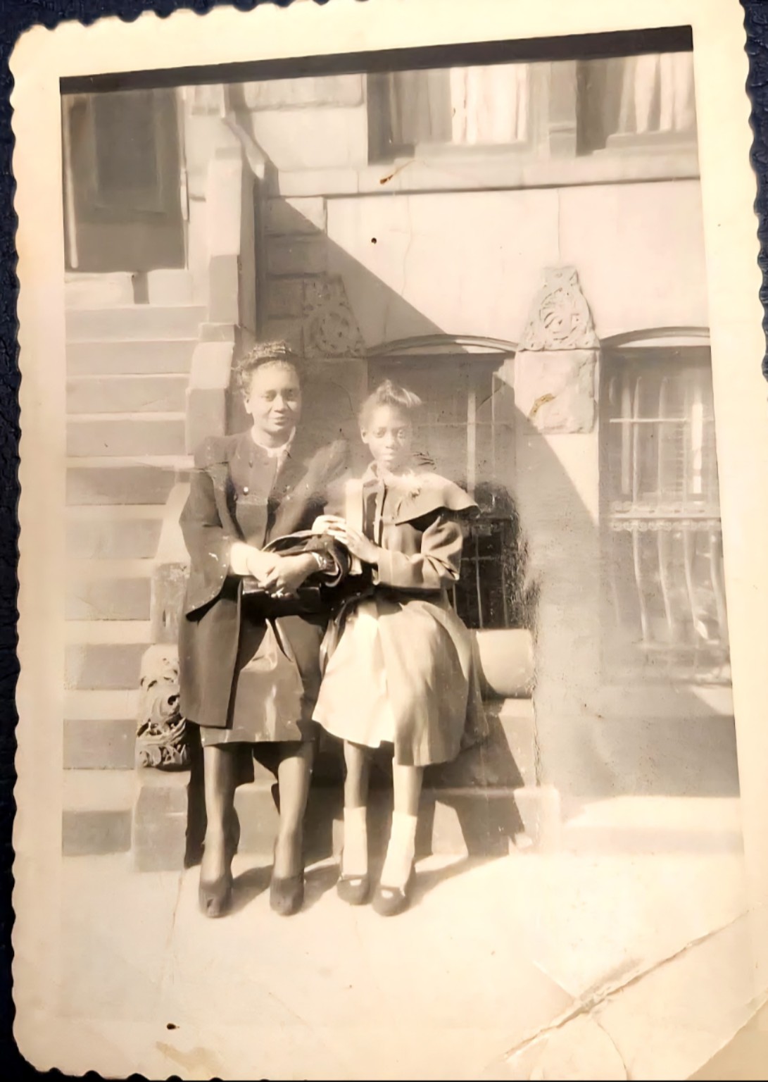 Thelma Washington with her daughter Nancy