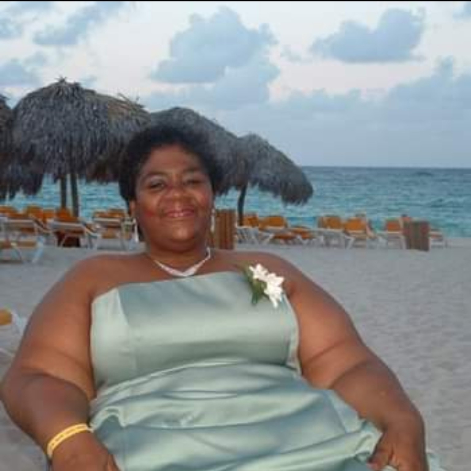 Teenie at the beach